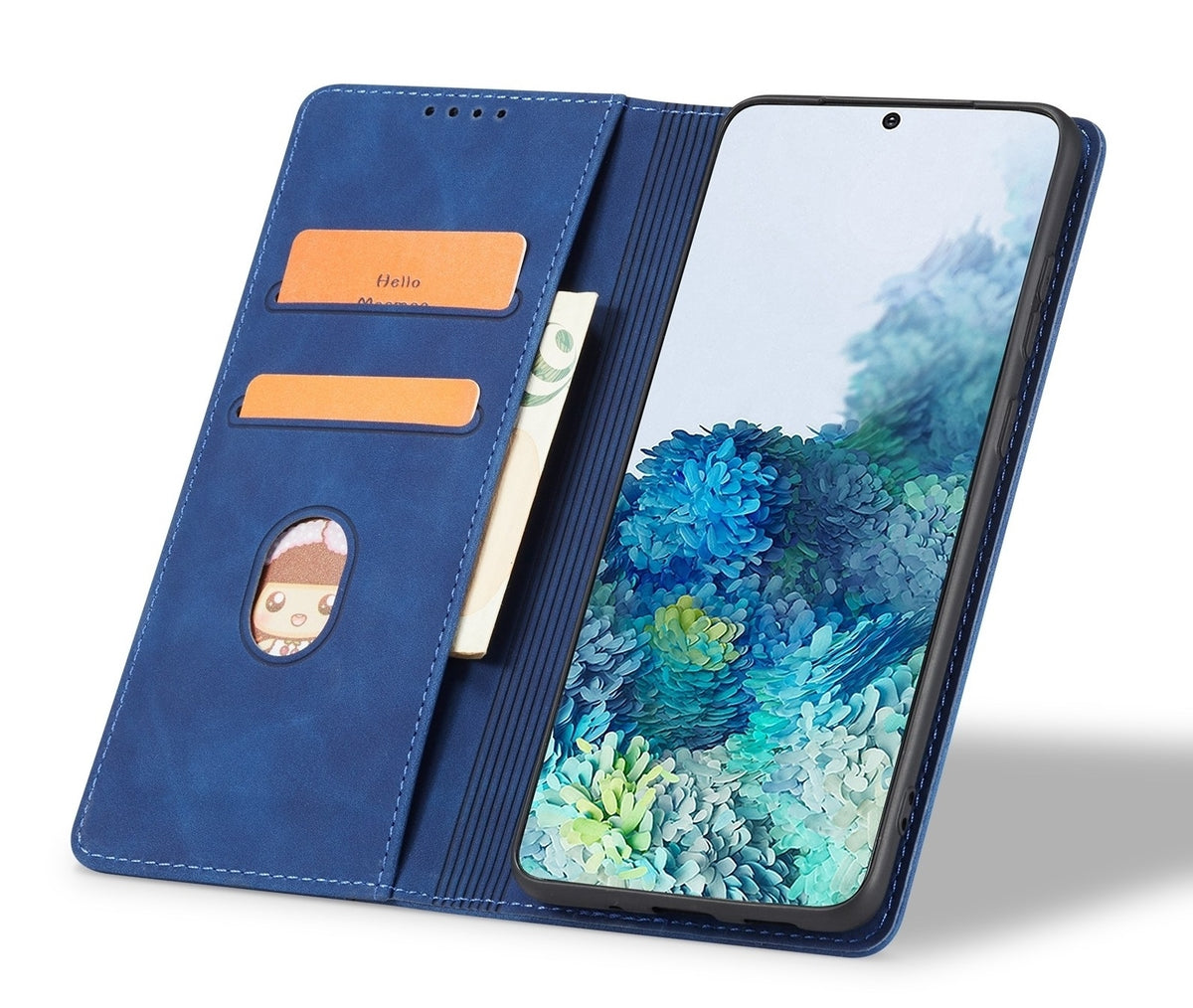 Bodycell Θήκη - Πορτοφόλι Apple iPhone 15 Plus - Blue (5206015073205)