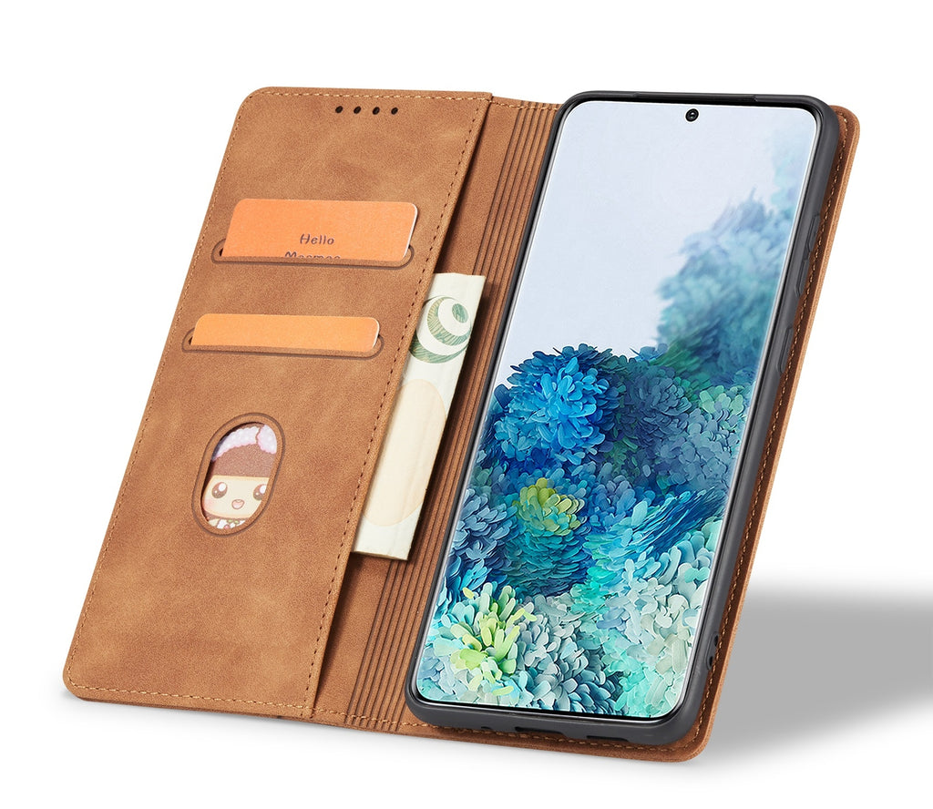 Bodycell Θήκη - Πορτοφόλι Apple iPhone 15 Plus - Brown (5206015073212)