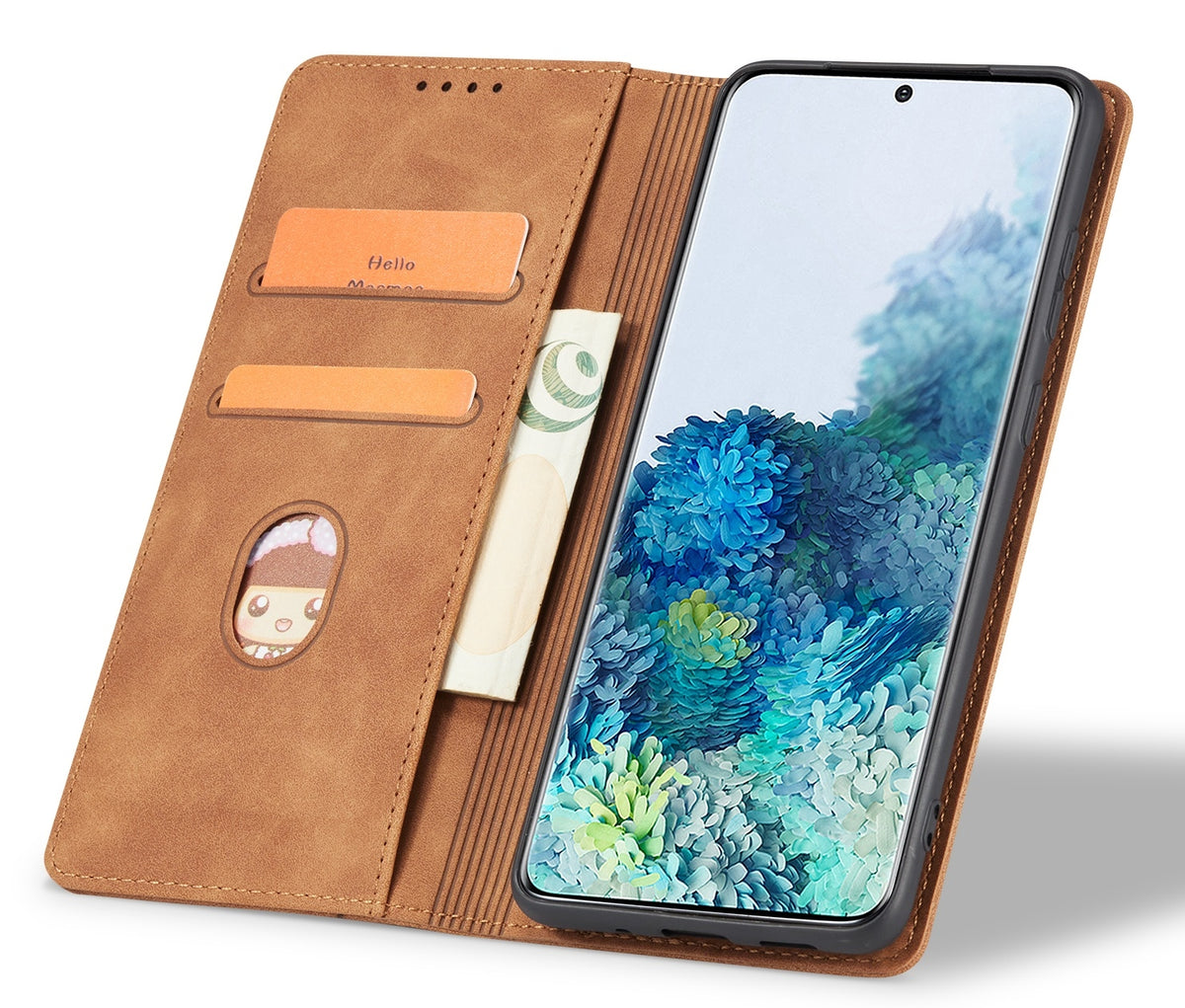 Bodycell Θήκη - Πορτοφόλι Apple iPhone 15 Pro - Brown (5206015049118)