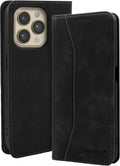 Θήκη Apple iPhone 15 Pro Max - Bodycell Book Case Πορτοφόλι - Black (5206015049453)