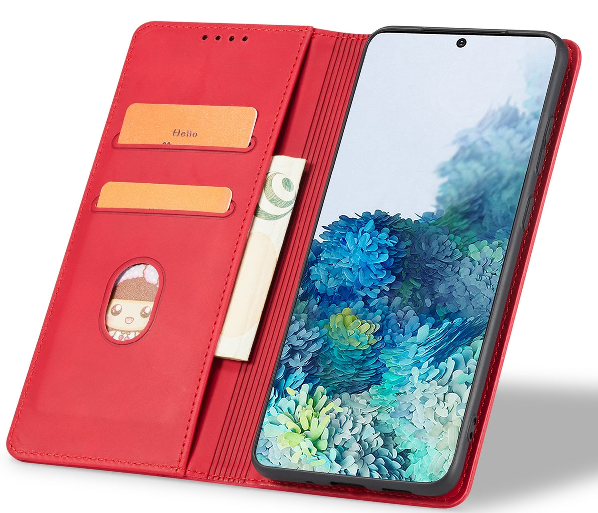 Θήκη Apple iPhone 15 Pro Max - Bodycell Book Case Πορτοφόλι - Red (5206015046803)