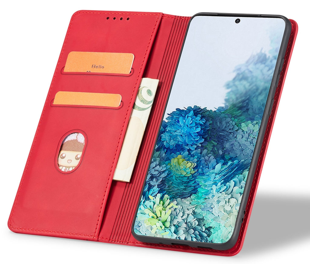 Bodycell Θήκη - Πορτοφόλι Apple iPhone 15 Pro - Red (5206015049446)