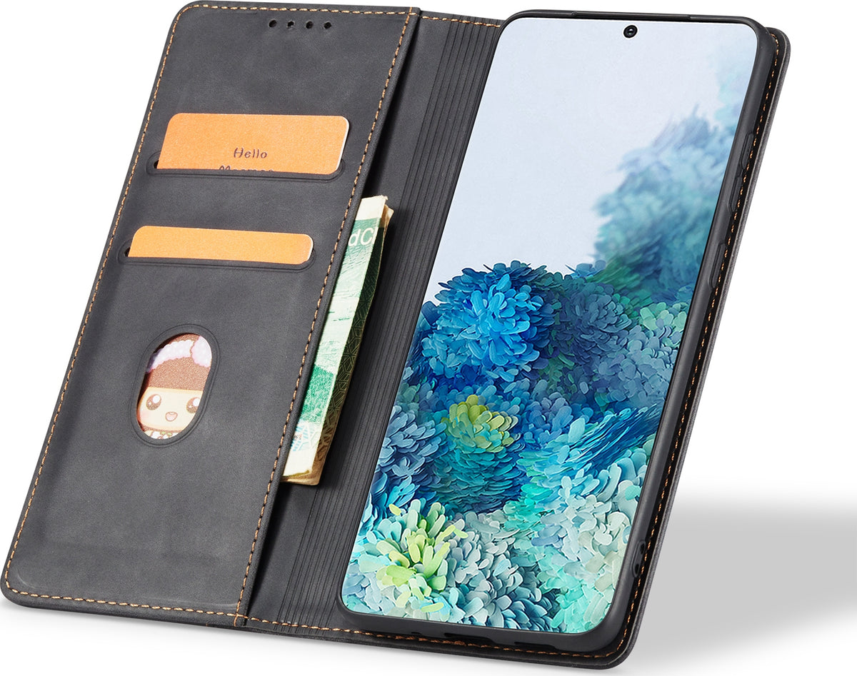 Bodycell Θήκη - Πορτοφόλι Apple iPhone SE 2022 / 2020 / 8 / 7 - Black (5206015057403)