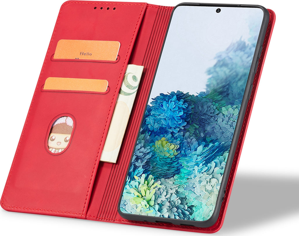 Bodycell Θήκη - Πορτοφόλι Apple iPhone SE 2022 / 2020 / 8 / 7 - Red (5206015057410)