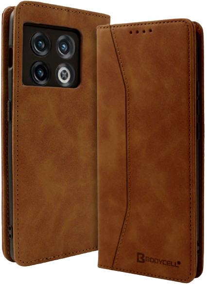 Bodycell Θήκη - Πορτοφόλι OnePlus 10 Pro - Brown (5206015015939)
