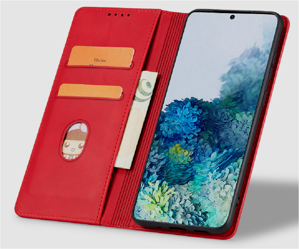Bodycell Θήκη - Πορτοφόλι Realme GT Neo 3T - Red (5206015017421)