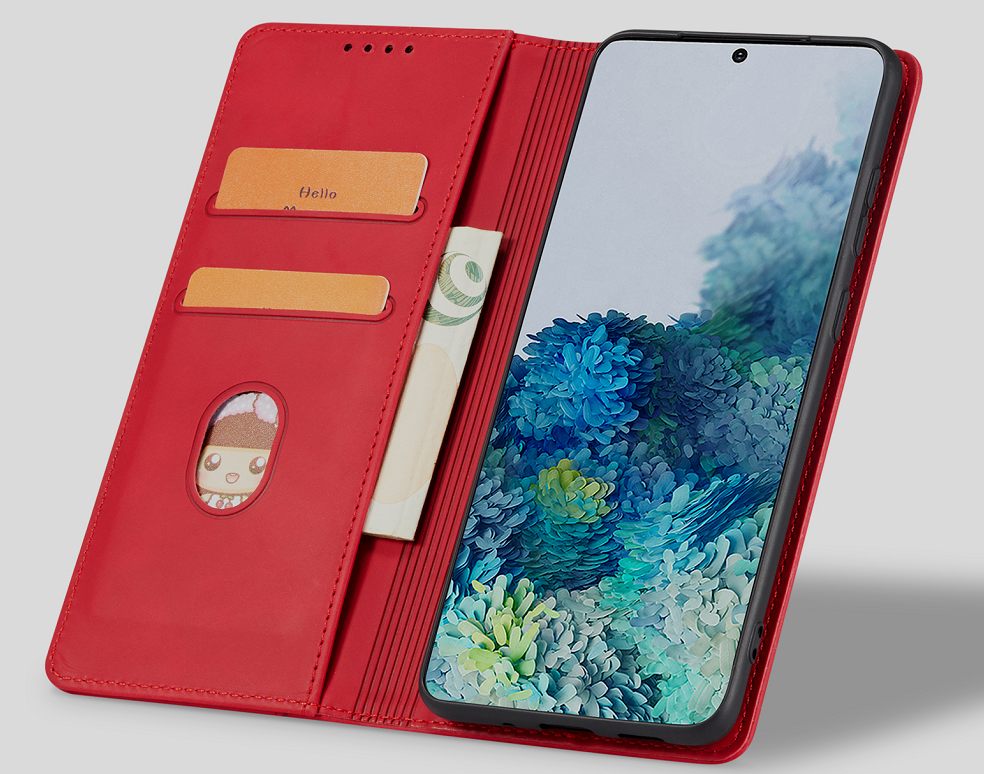 Bodycell Θήκη - Πορτοφόλι Samsung Galaxy A34 - Red (5206015022289)