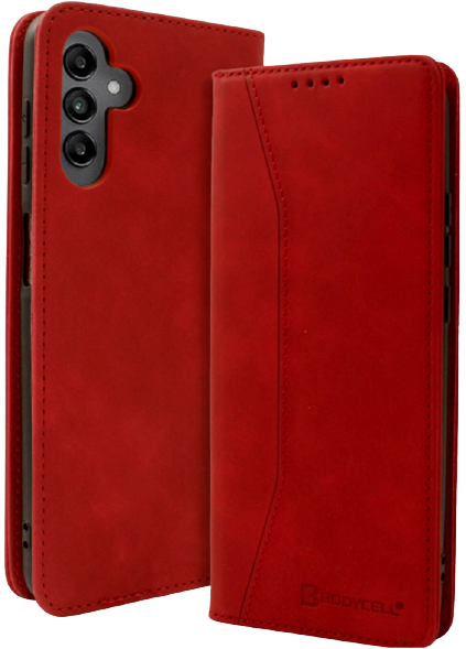 Bodycell Θήκη - Πορτοφόλι Samsung Galaxy A34 - Red (5206015022289)