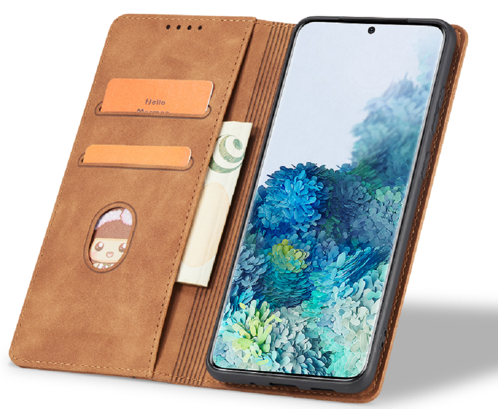 Bodycell Θήκη - Πορτοφόλι Samsung Galaxy S23 - Brown (5206015019692)