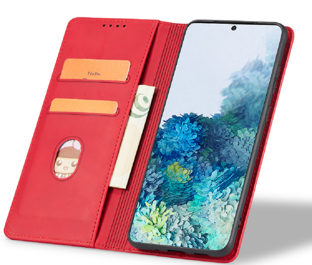 Bodycell Θήκη - Πορτοφόλι Samsung Galaxy S23 Plus - Red (5206015019791)
