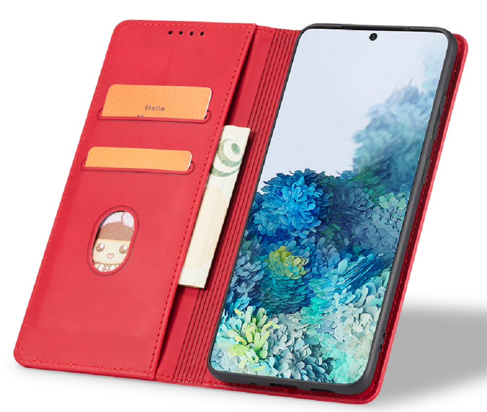 Bodycell Θήκη - Πορτοφόλι Samsung Galaxy S23 - Red (5206015019760)
