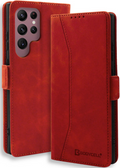 Bodycell Θήκη - Πορτοφόλι Samsung Galaxy S23 Ultra - Red (5206015019845)
