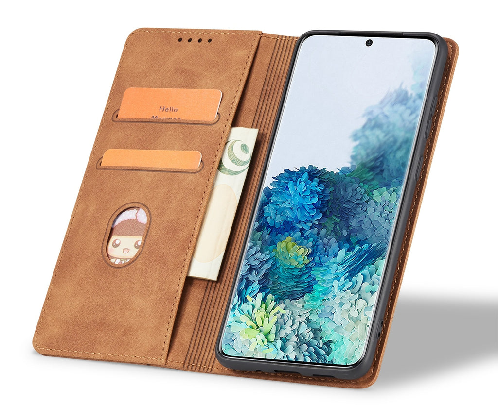 Bodycell Θήκη - Πορτοφόλι Samsung Galaxy S23 FE - Brown (5206015072048)