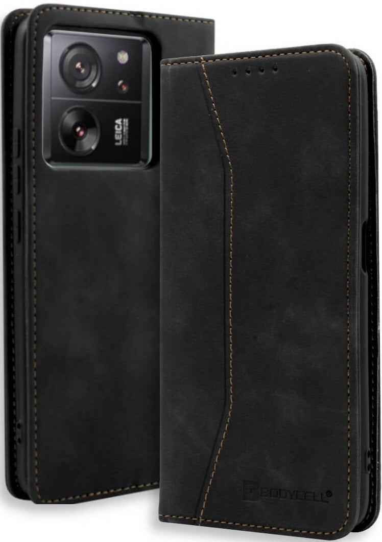 Bodycell Θήκη - Πορτοφόλι Xiaomi 13T / 13T Pro - Black (5206015072093)