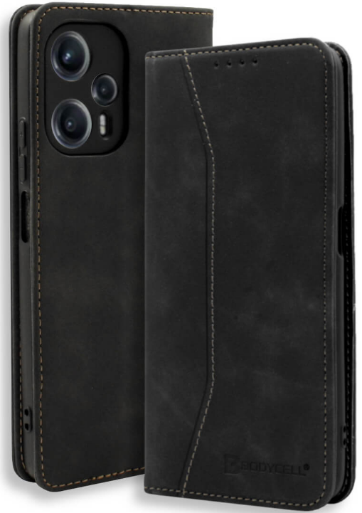 Bodycell Θήκη - Πορτοφόλι Xiaomi Poco F5 - Black (5206015021695)