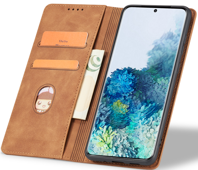 Bodycell Θήκη - Πορτοφόλι Xiaomi Poco F5 - Brown (5206015021701)