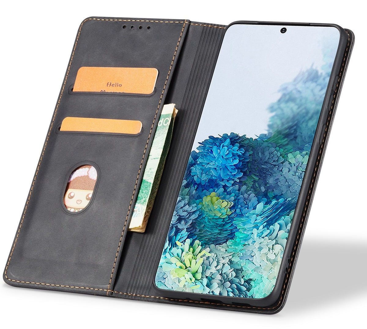 Bodycell Θήκη - Πορτοφόλι Xiaomi Redmi 12 - Black (5206015025631)