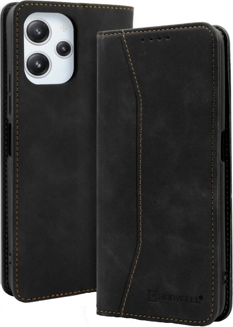 Bodycell Θήκη - Πορτοφόλι Xiaomi Redmi 12 - Black (5206015025631)
