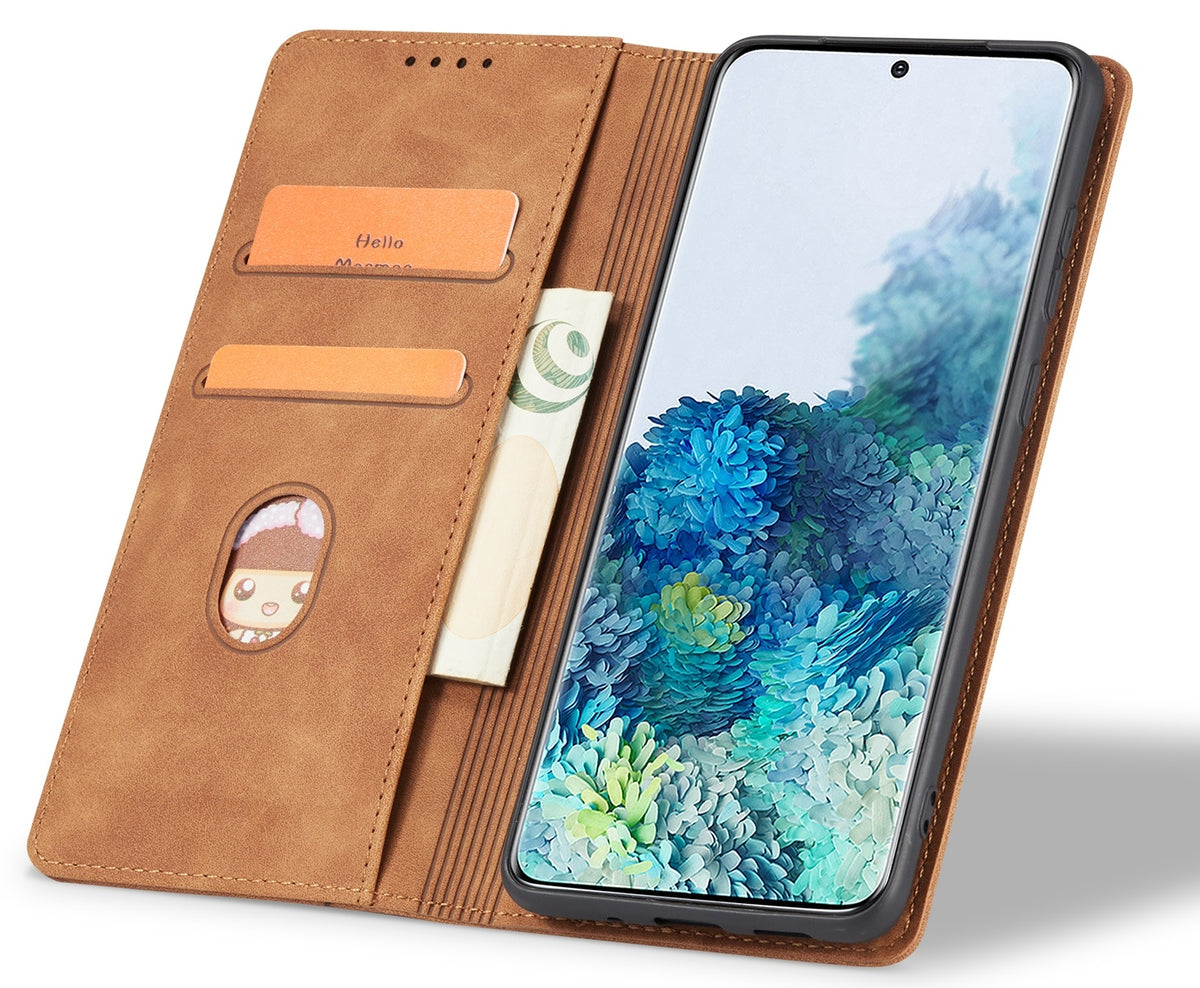 Bodycell Θήκη - Πορτοφόλι Xiaomi Redmi 12 - Brown (5206015025648)
