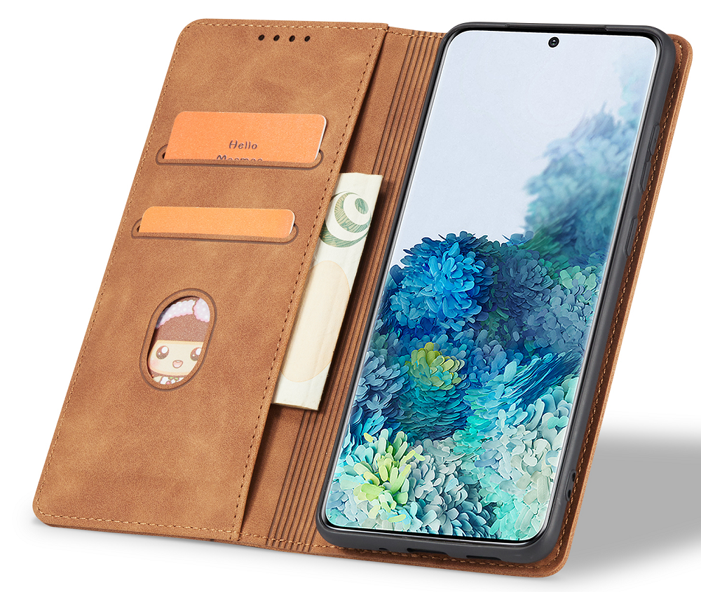 Bodycell Θήκη - Πορτοφόλι Xiaomi Redmi 12C - Brown (5206015018534)