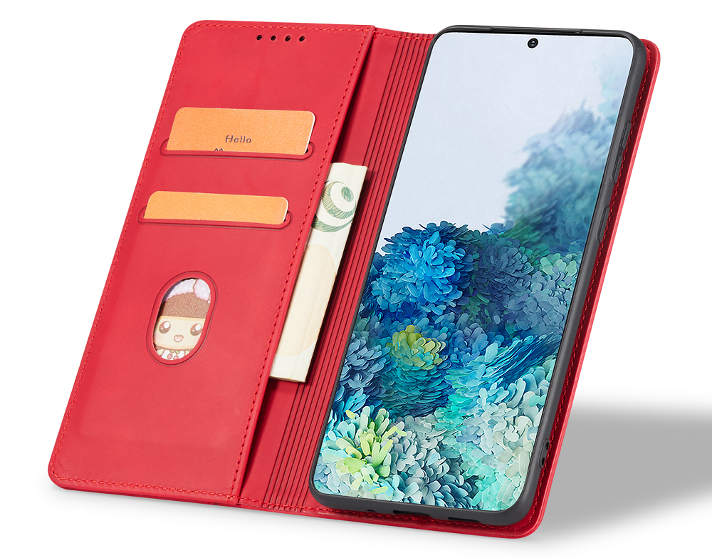 Bodycell Θήκη - Πορτοφόλι Xiaomi 13 - Red (5206015017674)