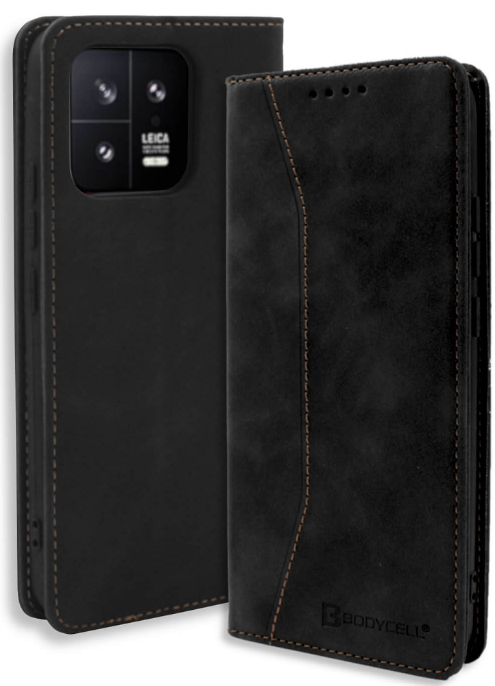 Bodycell Θήκη - Πορτοφόλι Xiaomi 13 - Black (5206015017650)