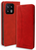 Bodycell Θήκη - Πορτοφόλι Xiaomi 13 - Red (5206015017674)