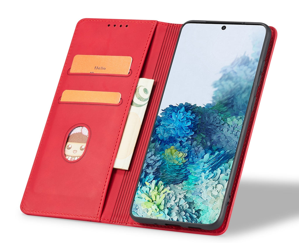 Bodycell Θήκη - Πορτοφόλι Xiaomi Redmi 13C / Poco C65 - Red (5206015073144)