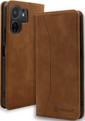 Bodycell Θήκη - Πορτοφόλι Xiaomi Redmi 13C / Poco C65 - Brown (5206015073137)