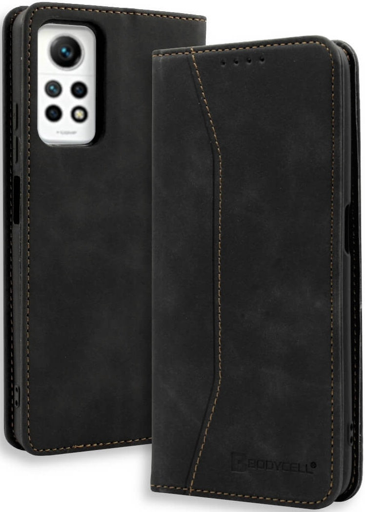 Bodycell Θήκη - Πορτοφόλι Xiaomi Redmi Note 11 Pro / Redmi Note 12 Pro 4G - Black (5206015072154)