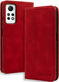 Bodycell Θήκη - Πορτοφόλι Xiaomi Redmi Note 11 Pro / Redmi Note 12 Pro 4G - Red (5206015072178)