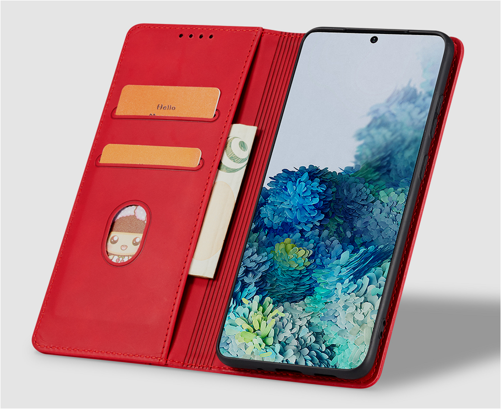 Bodycell Θήκη - Πορτοφόλι Xiaomi Redmi Note 12 4G - Red  (5206015019463)