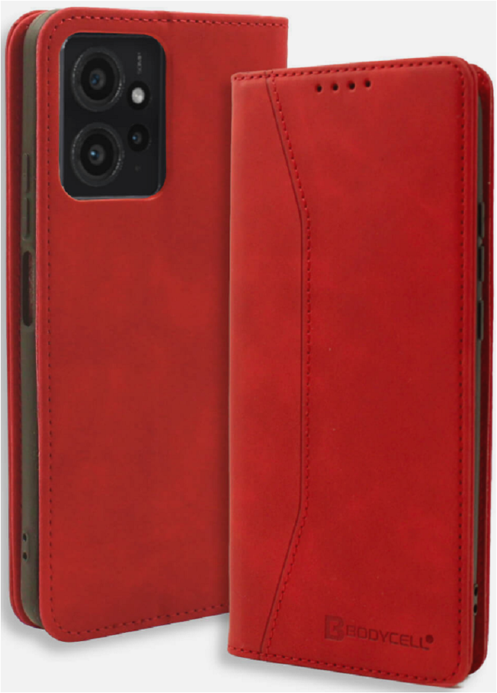 Bodycell Θήκη - Πορτοφόλι Xiaomi Redmi Note 12 4G - Red  (5206015019463)