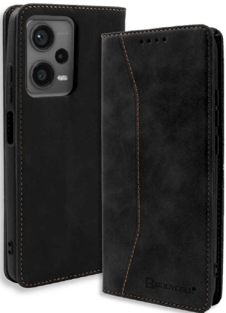 Bodycell Θήκη - Πορτοφόλι Xiaomi Redmi Note 12 5G - Black (5206015019470)