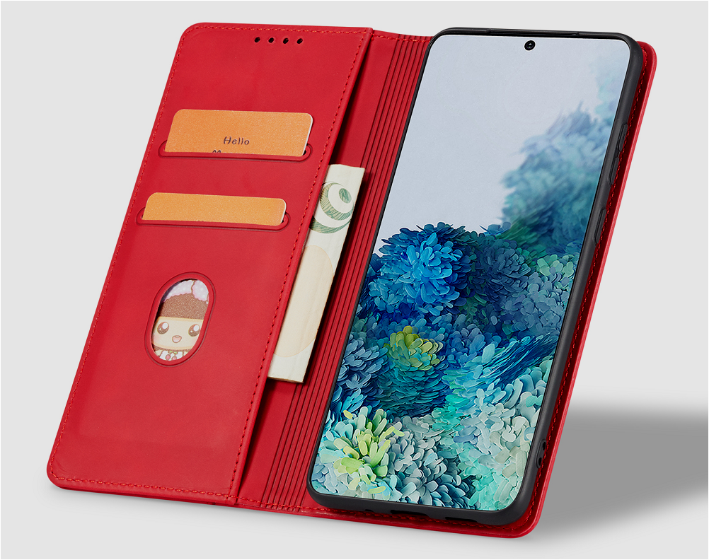 Bodycell Θήκη - Πορτοφόλι Xiaomi Redmi Note 12 5G - Red  (5206015019494)