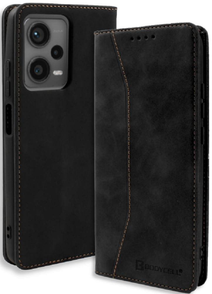 Bodycell Θήκη - Πορτοφόλι Xiaomi Redmi Note 12 Pro Plus - Black (5206015019579)