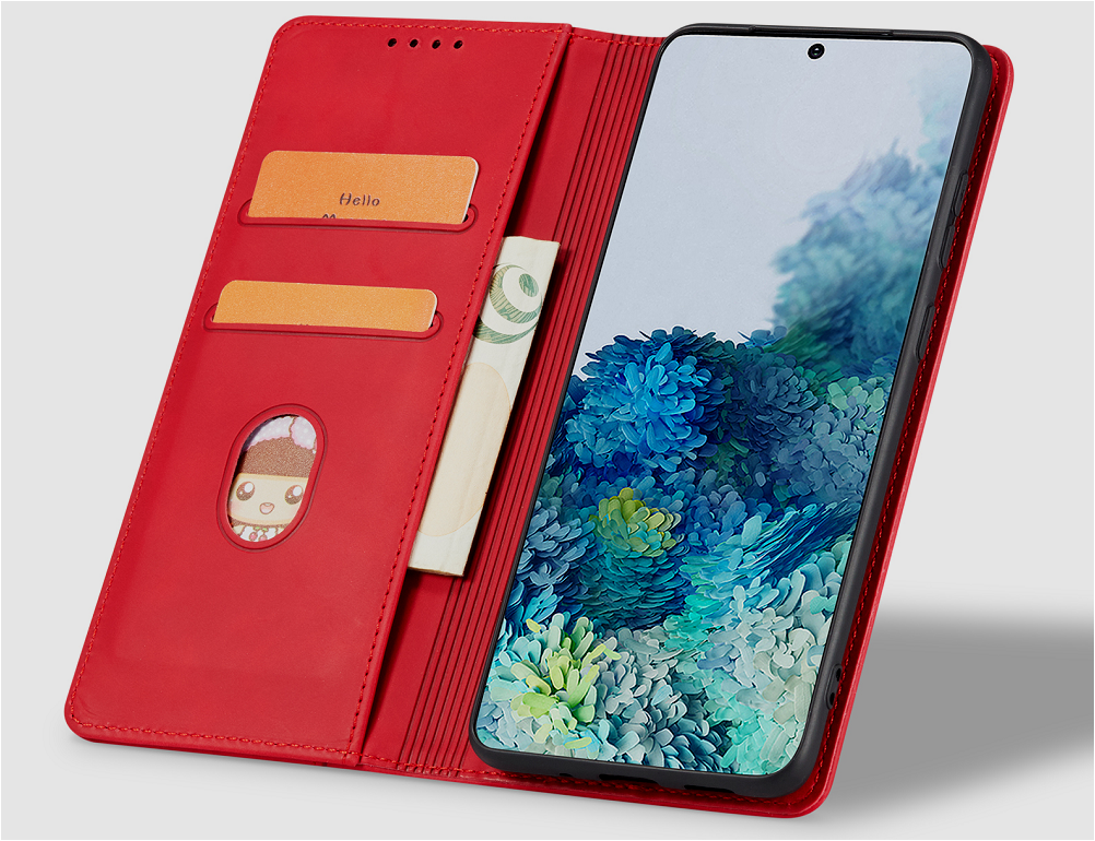 Bodycell Θήκη - Πορτοφόλι Xiaomi Redmi Note 12 Pro Plus - Red (5206015019852)