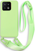 Bodycell Θήκη Σιλικόνης με Λουράκι Λαιμού - Xiaomi 13 - Green (5206015030215)
