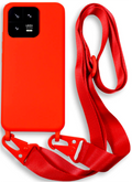Bodycell Θήκη Σιλικόνης με Λουράκι Λαιμού - Xiaomi 13 Pro - Red (5206015023514)