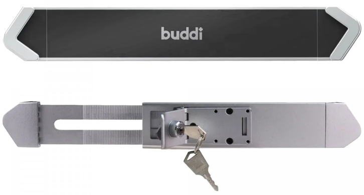 Buddi Lock Series Tablet Holder Wall Mount with Theft Protection - Universal Αντικλεπτική Βιδωτή Βάση Τοίχου για Στήριξη Tabl