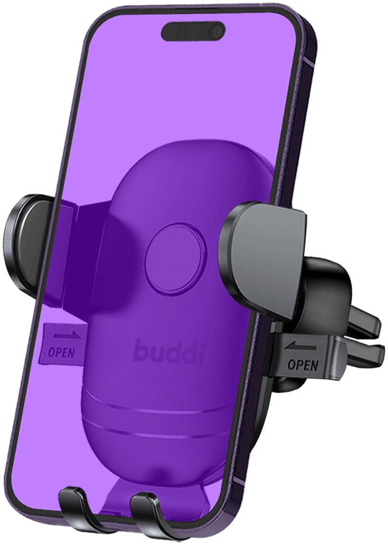 Buddi Phone Mount for Car Air Vent - Universal Ρυθμιζόμενη Βάση Στήριξης Κινητών / Smartphone για Αεραγωγούς Αυτοκινήτου - Bl