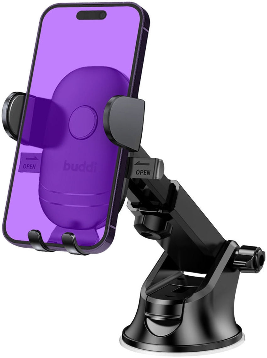 Buddi Phone Mount for Car Dashboard / Windshield - Universal Ρυθμιζόμενη Βάση Στήριξης Κινητών / Smartphone με Βεντούζα για Τ
