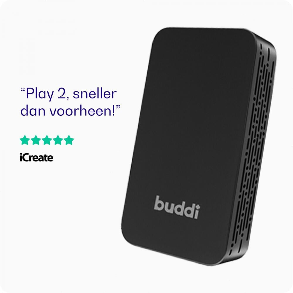 Buddi Play 2 Bluetooth Apple Carplay Adapter & Android Auto - Ασύρματος Αντάπτορας Bluetooth για Apple CarPlay & Android Auto