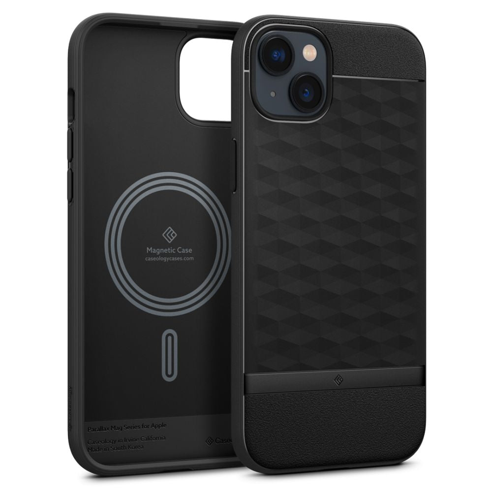 Caseology Parallax Mag Ανθεκτική Θήκη MagSafe Apple iPhone 15 Plus / 14 Plus - Matte Black (ACS04927)