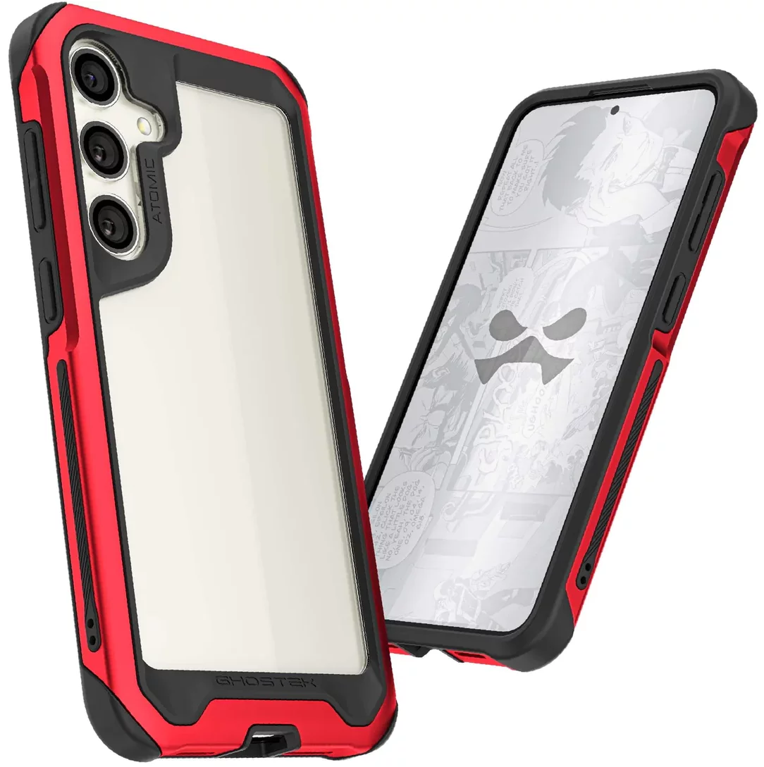 Διάφανη Ανθεκτική Θήκη - Samsung Galaxy S24 - Ghostek Atomic Slim 4 - Red (GHOCAS3682)