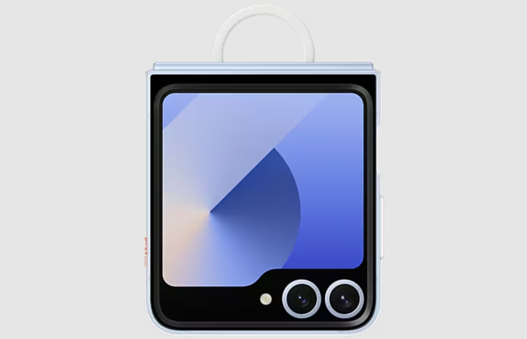 Διάφανη Σκληρή Θήκη με Finger Holder / Ring - Samsung Galaxy Z Flip6 - Official Samsung Clear Case - Transparent (EF-QF741CTE