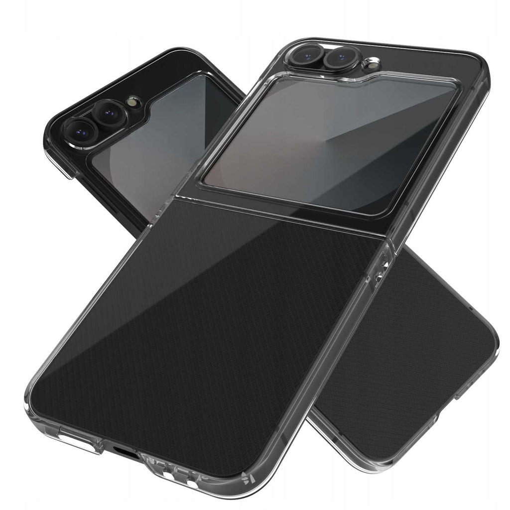 Διάφανη Σκληρή Θήκη - Samsung Galaxy Z Flip6 - Spacecase Crystal Case - 2mm - Clear (5905719110826)