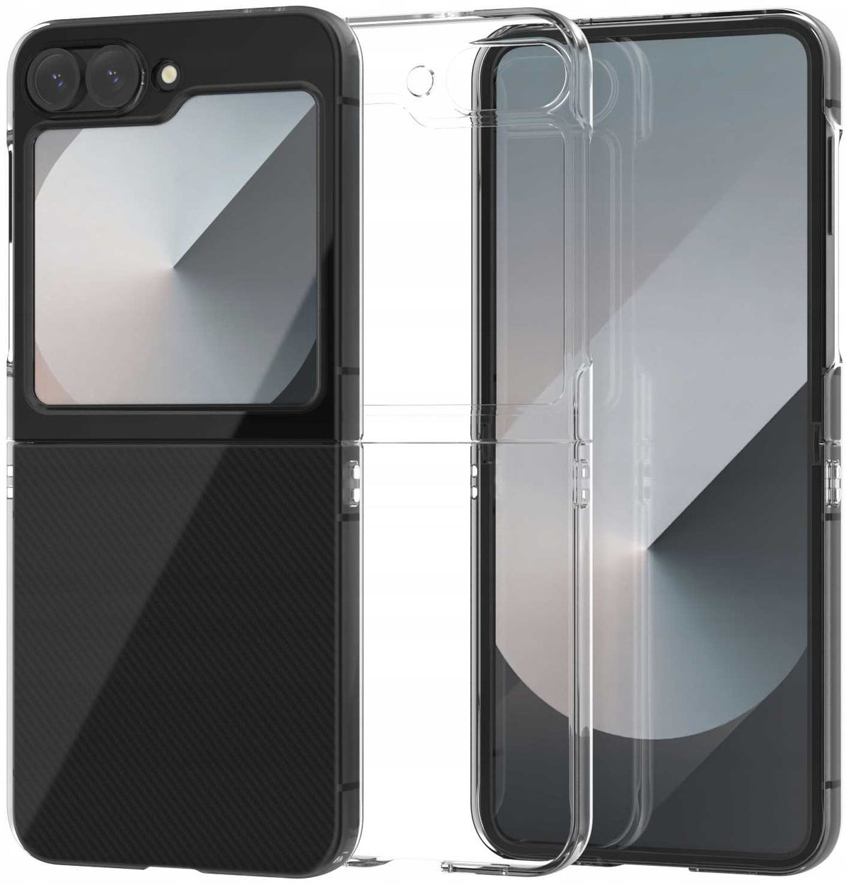 Διάφανη Σκληρή Θήκη - Samsung Galaxy Z Flip6 - Spacecase Crystal Case - 2mm - Clear (5905719110826)