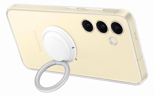 Διάφανη Θήκη με Finger Holder - Samsung Galaxy S24 - Official Samsung Clear Gadget Case - Transparent (EF-XS921CTEGWW)