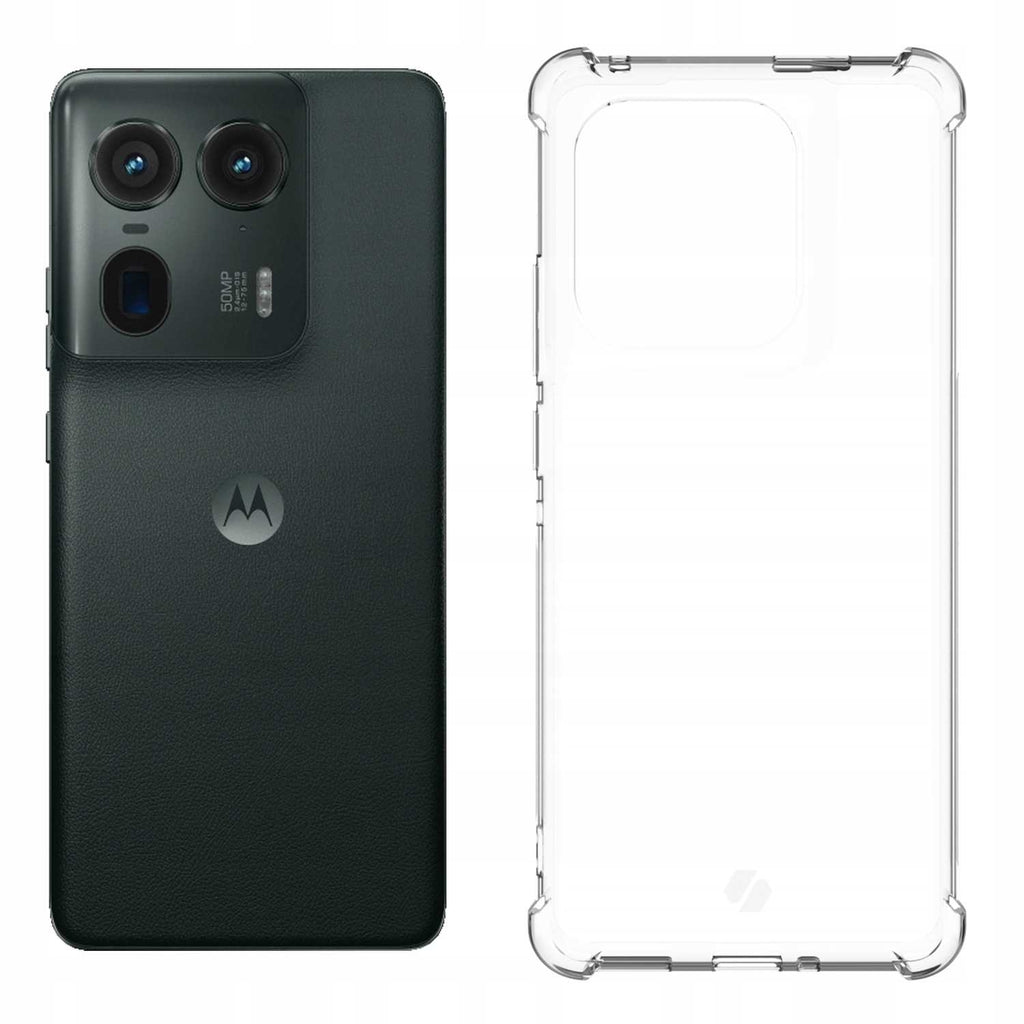 Διάφανη Θήκη Σιλικόνης - Motorola Edge 50 Ultra - Spacecase Anti-Shock - 1mm - Clear (5905719110079)